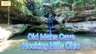 Old Mans Cave at Hocking Hills State Park 2023 [upl. by Lovich611]