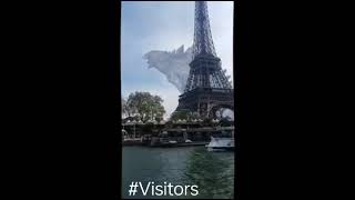 Godzilla Paris Tour Eiffel Tower  Occitanie Humour aliVien ssaddoc La Matrice DDASSOC fœtus [upl. by Asum]