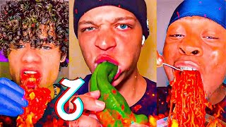 Extreme Spicy Food Tiktok Compilation 11 [upl. by Anilad247]