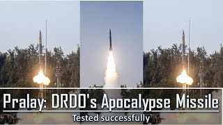 Pralay DRDOs Apocalypse Missile Tested successfully  Pralay short range ballistic missile tested [upl. by Azral]