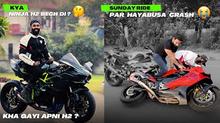 Subha Subha hayabusa ka CRASH ho gaya 😭 or kaha gayi apni Ninja H2 🤔 kya uske 6 month pure ho gaye 😱 [upl. by Benita]