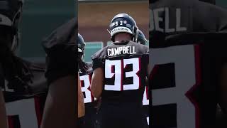 Calais Campbell got the DIRTY BIRD down  Atlanta Falcons shorts [upl. by Lema]