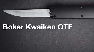 Boker Plus Kwaiken OTF Black 06EX551 [upl. by Nnylacissej]