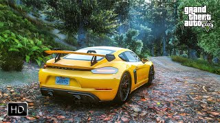 Gta 5 Ultra Realistic Graphics Mod ▸ Porsche 718 Cayman GT4 RS Test Drive 11 GTA 6 GRAFİKLERİ [upl. by Aihsakal505]