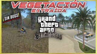 VEGETACIÓN de GTA San Andreas Definitive Edition en tu GTA San Andreas Clásico SIN BUGS  MOD 2022 [upl. by Lohcin]