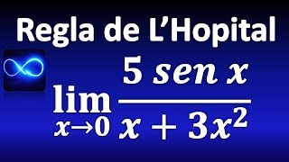 112 Límite por Regla de LHopital forma 00 [upl. by Dalpe451]