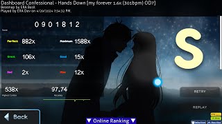 osumania 4k Hands Down 16x OVERCLEAR [upl. by Chesna]