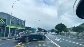 petone to Wgtn 8am peak time  Dashcam [upl. by Eartha884]