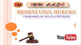 Medeni Usul Hukuku İcra Müdürlüğü Sınavı 2018  Soruamp Cevap II [upl. by Aikemal]