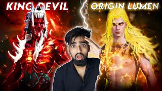 Ultimate Showdown King Devil Vs Origin Lumen  BGMI Short Film  Reaction Aman Gamer [upl. by Arayt775]