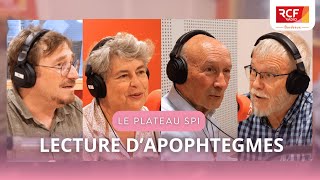 Lectures dApophtegme  LE PLATEAU SPI [upl. by Yalcrab]