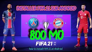 COMMENT INSTALLER FIFA 21 SUR ANDROID how to install FIFA 21 on Android FIFA ANDROID [upl. by Nuawaj]