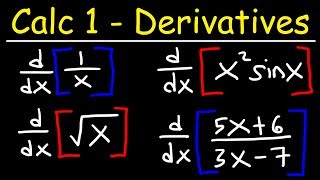 Calculus 1  Derivatives [upl. by Annej]