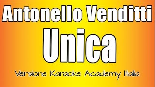 Antonello Venditti  Unica Versione Karaoke Academy Italia [upl. by Kinsler]