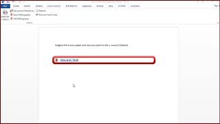 Zotero Writing and Citing in Microsoft Word [upl. by Ettennor267]