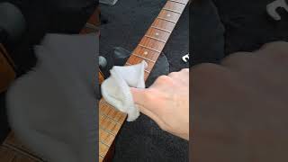 DRY Fretboard  Lemon Oil  Before amp After guitarneck guitarmaintenance [upl. by Loos]