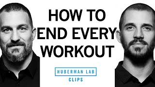 How to End Every Workout for Best Improvement amp Recovery  Dr Andy Galpin amp Dr Andrew Huberman [upl. by Tollman]