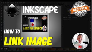 Inkscape How To Link Image [upl. by Nomal]