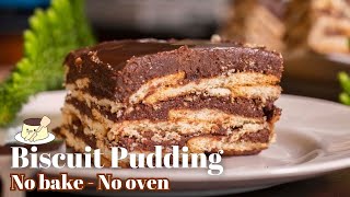 Biscuit Pudding  No Oven [upl. by Prem]