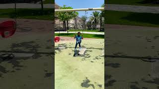 KhorFakkan Shees Park Sharjah visit my daughter swing this place click video [upl. by Haelak]