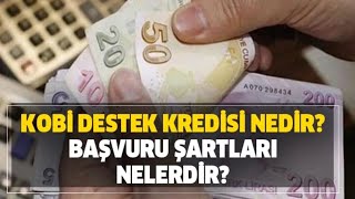 KOBİ KREDİSİ NEDİR KİMLER ALABİLİR ŞARTLARI NELER [upl. by Atiugram974]