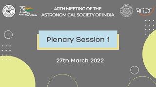 Plenary Session 1  Astrophysical Magnetic Field [upl. by Yssenhguahs]