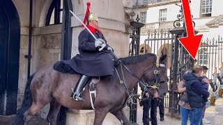 Horse QUITS Crowd Almost TRAMPLED by Fed Up Kings Horse After SEEING IDIOTS [upl. by Sukram911]