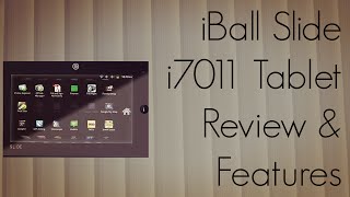 iBall Slide i7011 Tablet Review  Features Touch UI Camera Video Playback Demo  PhoneRadar [upl. by Gibeon]