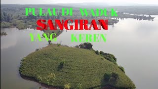 terbang lagi di waduk Sangiran Ngawi pakai drone sjrc f22s [upl. by Melany]