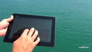 Asus Transformer Pad TF700T Outdoor Test [upl. by Peers]