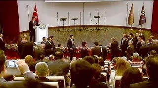 Başbakan Erdoğan Feyzioğluna sinirlenerek töreni terk etti [upl. by Tocs]