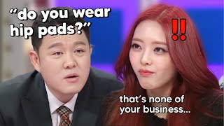 itzy yuna gracefully responds to disrespectful comment about hip pads [upl. by Jari]