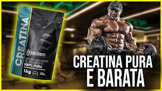 CREATINA MONOHIDRATADA SOLDIERS NUTRITION MELHOR CREATINA CUSTO BENEFÍCIO  TESTE [upl. by Steinberg]