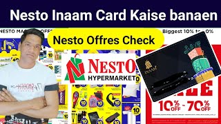 How To Make Nesto inaam Card  How To Check Nesto Offer Today  How To Use Nesto Inaam Card App [upl. by Ahtekahs]