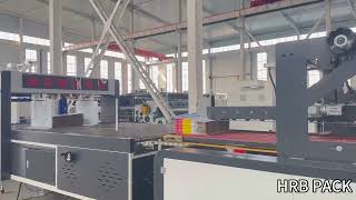 AUTOMAITC LEAD EDGE PRINTING SLOTTER AND DIE CUTTER WITH FOLDER GLUER MACHINE [upl. by Bolling]