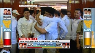 Anies Baswedan  Sandi Berpelukan Erat Usai Deklarasi Kemenangan Oleh Prabowo [upl. by Ahsek]