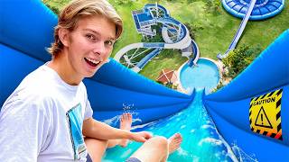 We Built 5 EXTREME Backyard Water Slides [upl. by Alejna]