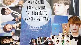 Unboxing EdenXNuna Awakening Star Photobook EXO Chen [upl. by Avehs]