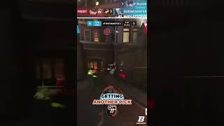 Wrecking Ball lives up to his name and smashes enemy team gaming boisestate overwatch2 [upl. by Sculley64]