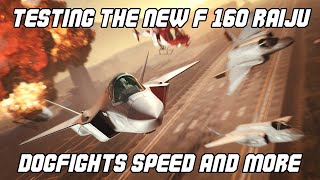 NEW F160 RAIJU Dogfights Speed and Damage Testing GTA Online [upl. by Yelyak]