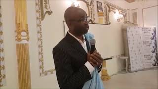 Prix Victoire Ingabire 2018Discours du lauréat Charles Onana [upl. by Nnaihs]