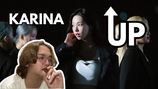 quotDIATAS KATA CANTIK MASIH ADA KARINAquot KARINA  UP MV by MyArtiFilm REACTION karina up aespa [upl. by Melba]