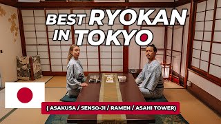 BEST RYOKAN in Tokyo Japan for less than 100 Full room tour  Asakusa [upl. by Siusan428]