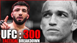 Can ARMAN TSARUKYAN  Charles Olivera VS Arman Tsarukyan  FIGHT BREAKDOWN  UFC 300 [upl. by Lareneg64]