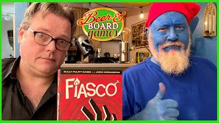 Roleplaying Smurfs in Fiasco  Beer and Board Games [upl. by Eimyaj4]