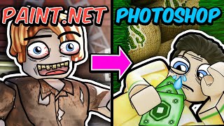 PaintNet VS Photoshop  Which Software Can Earn You More ROBUX [upl. by Tamsky]