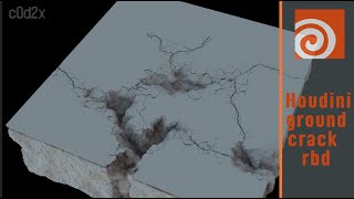 Houdini ground crack rbd HIP file [upl. by Ailem438]