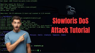 Slowloris DoS Attack Tutorial for Beginners  Kali Linux 2024 [upl. by Tyra]