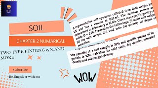 Soil Mechanics Chapter 2 Numerical Type 1 and 2 Diploma in Civil Engineering [upl. by Eob184]