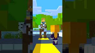 Aphmau Lucinda and Laurance  Polish Cow But Its Minecraft memes shorts [upl. by Lavern]